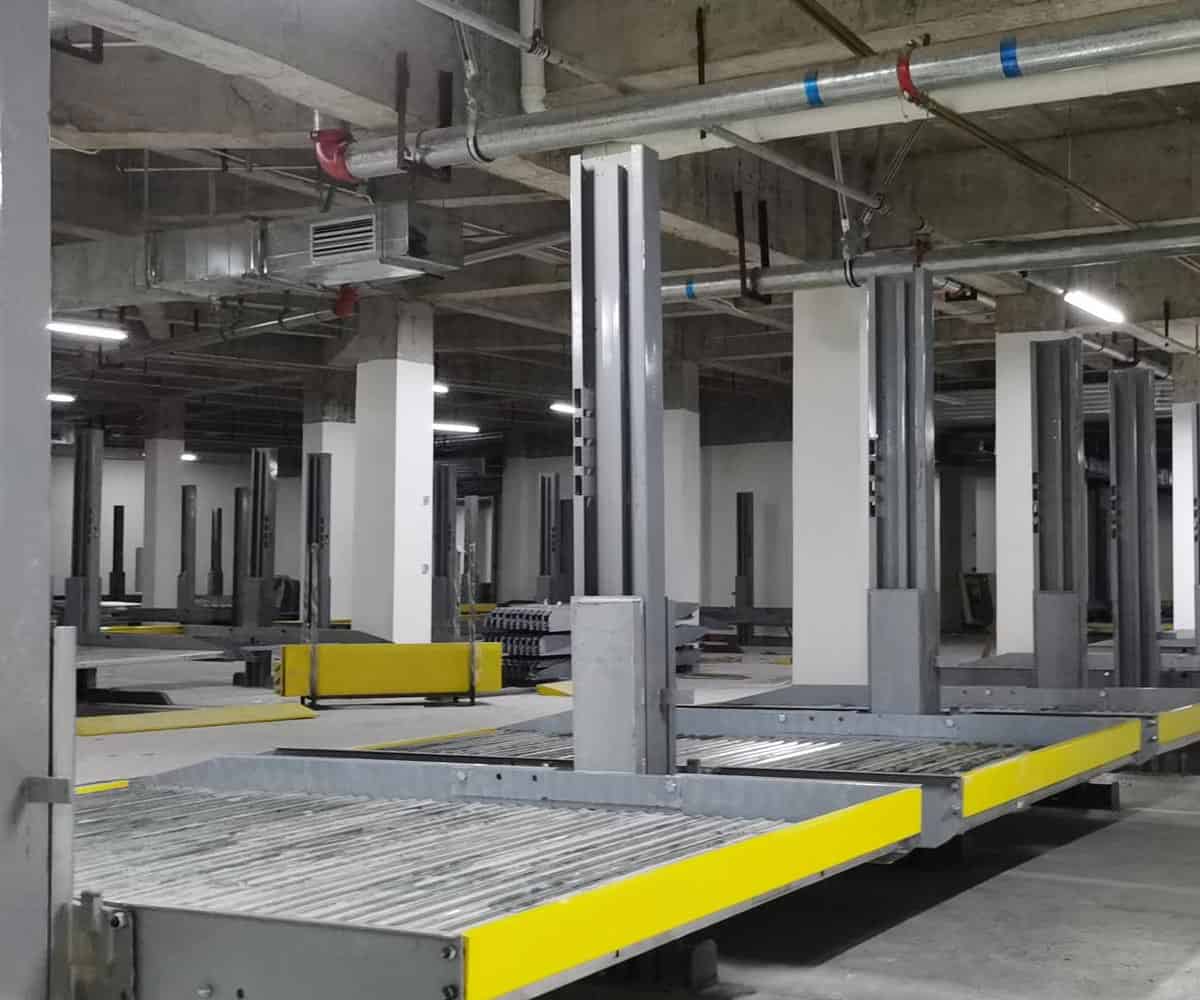 五華區(qū)兩柱簡易升降立體停車位拆除