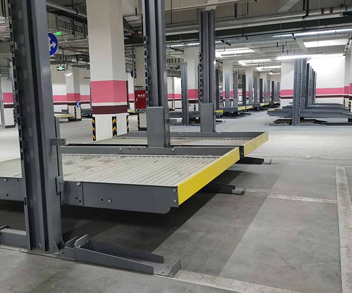 兩柱簡(jiǎn)易式停車(chē)立體車(chē)庫(kù)出租