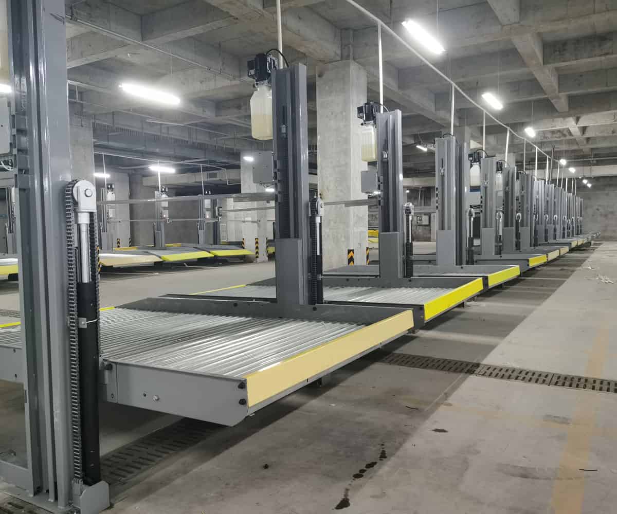 麒麟?yún)^(qū)二層升降橫移式立體停車場(chǎng)過規(guī)劃