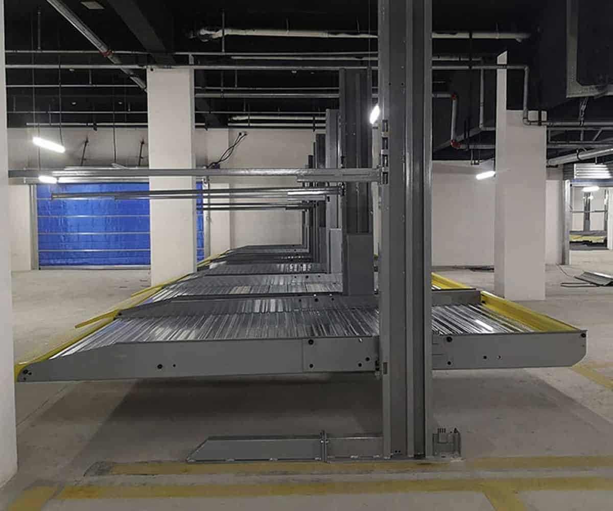 楚雄州二層升降橫移機械停車場出租