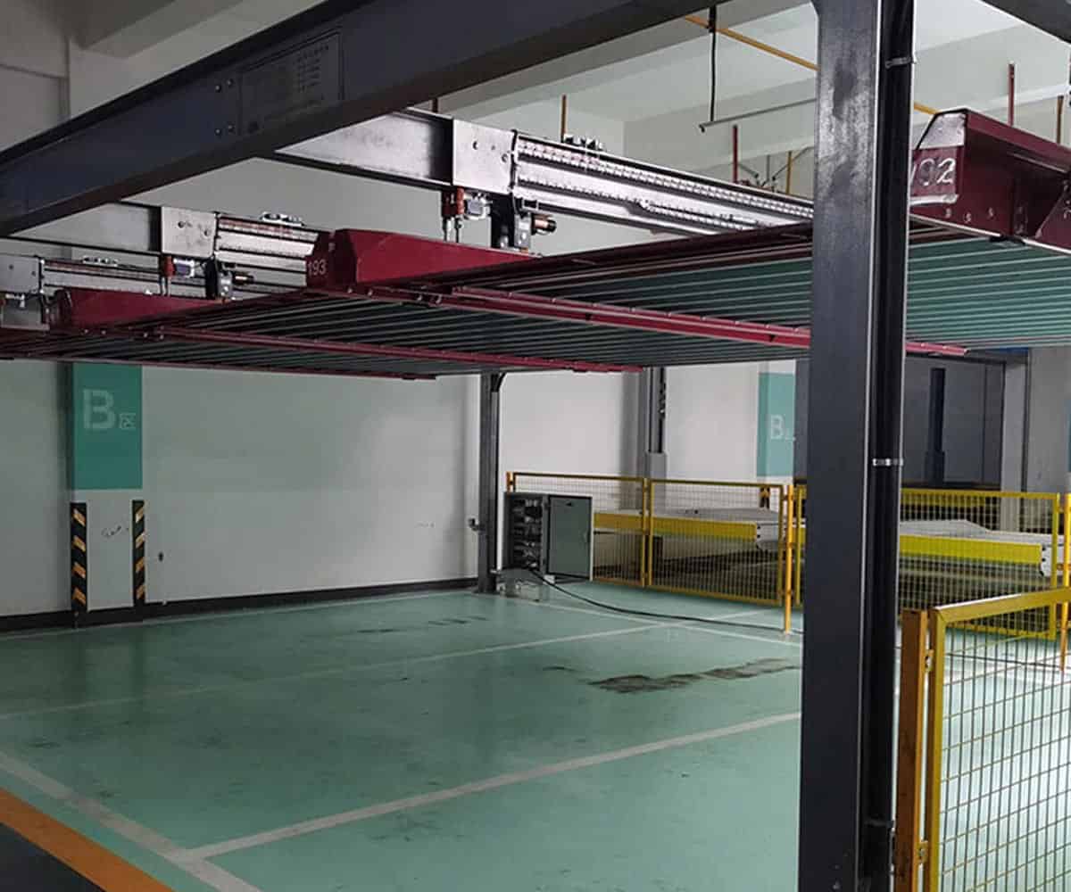 馬龍區(qū)兩柱簡易類機械停車場回收