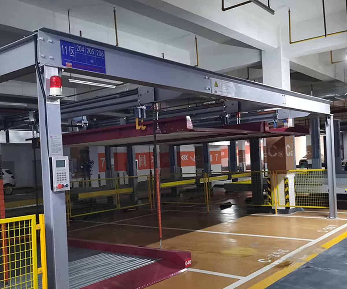 貢山縣兩柱機(jī)械式停車位回收