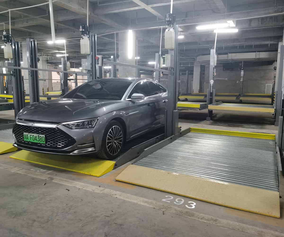 麒麟?yún)^(qū)三層升降橫移式停車立體車庫(kù)改造