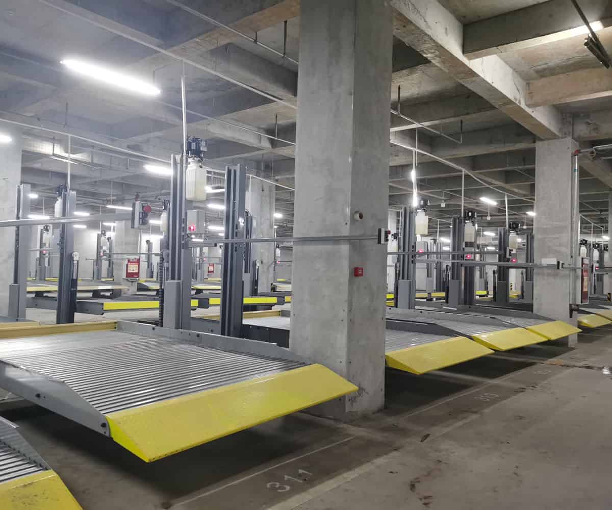 普洱市雙層升降橫移機械式停車設備租用