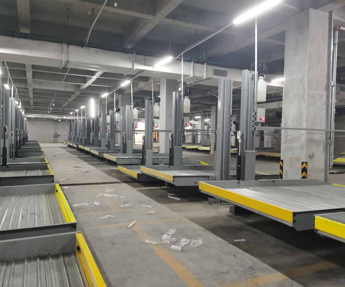 通?？h2層簡易類立體車位回收