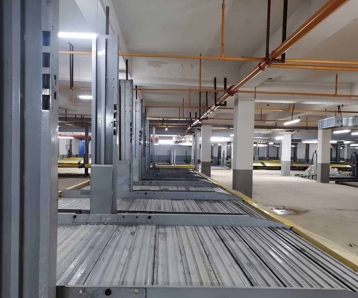 俯仰式立體車庫(kù)的設(shè)計(jì)和功能介紹