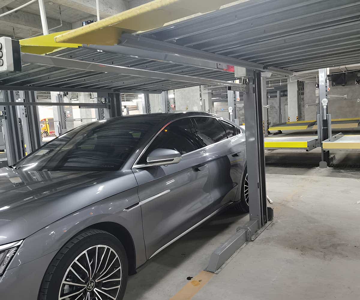 兩層機(jī)械立體車(chē)庫(kù)出租由哪幾部分組成