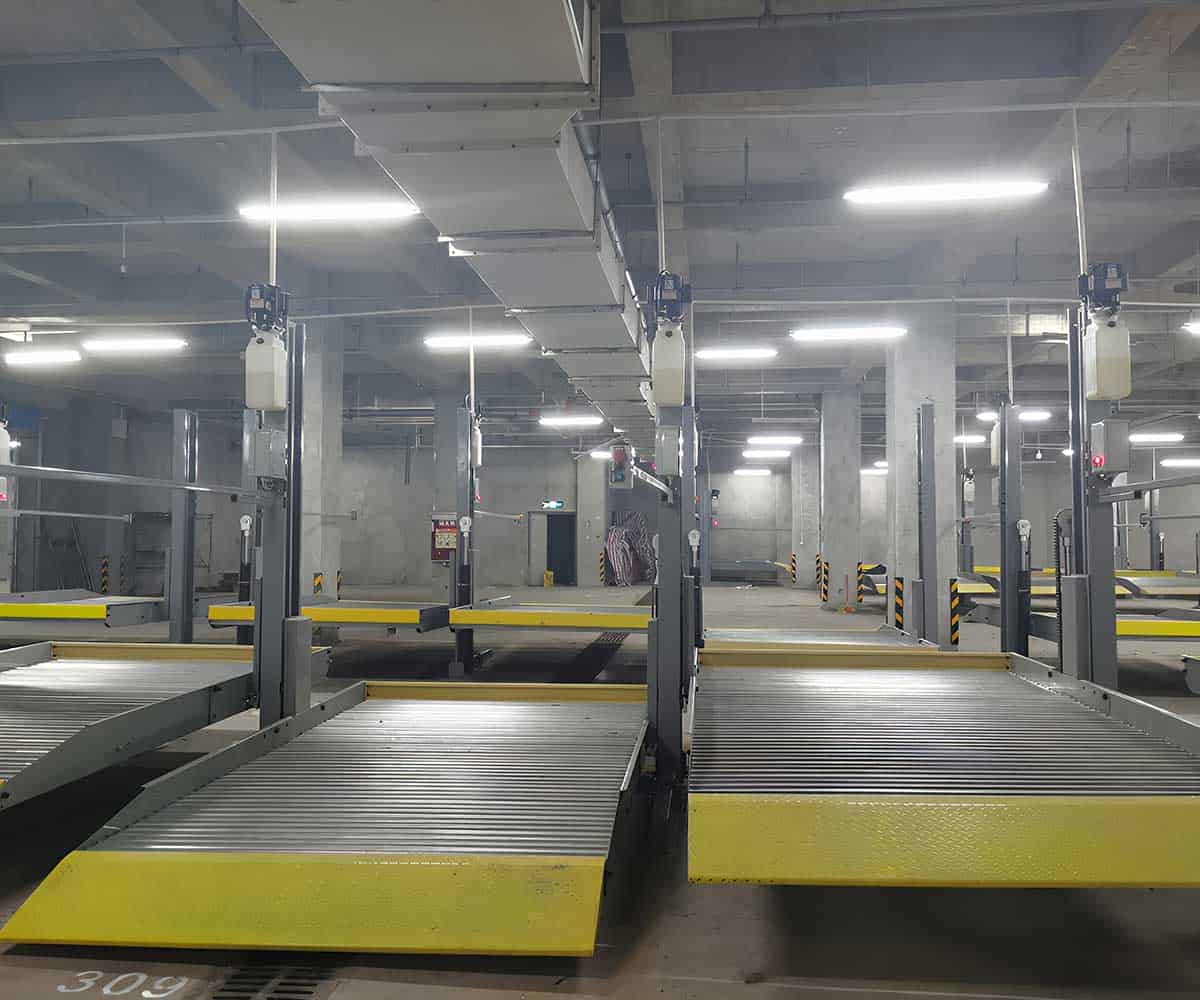 家用機械式立體停車設備的高度與凈高要求及解決方案