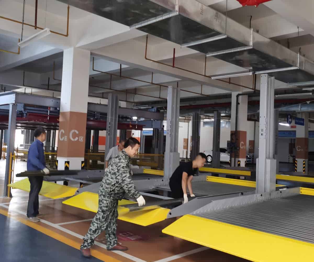 沾益區(qū)地下室雙層簡易類機(jī)械式停車位