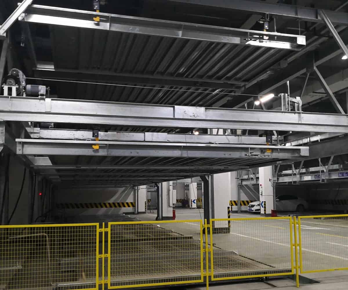 普洱市雙層升降橫移式停車設備