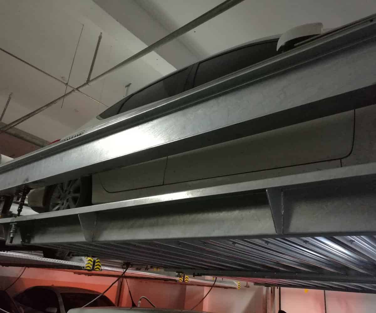 五華區(qū)兩層升降橫移式機械式立體車庫